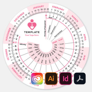 printable pregnancy wheel calculator template PDF